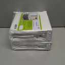 2 x Dorm Bed Skirt for Twin XL Bed|White Color|32 Inch Drop|100% Clean Microfiber|110 GSM for Maximum Opaqueness|Wrap Around Style|Classic and Stylish Dorm Room Essential