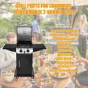 BBQ-PLUS Grill Replacement Parts for Charbroil Performance 2-Burner Gas Grills 463673519 463673019 463625217 463673017 G470-0002-W1 G321-0006-W1 G470-0004-W1 G470-5200-W1 Grill Accessories