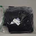 RYB HOME Black 100% Blackout Curtain 36 inch Long, Thick Thermal Insulated Curtains Over Sink for Kitchen, Total Blackout Heavy Privacy Drapes for Cafe/Basement/Bathroom, Grommet, W52 x W36, 2 Panels