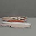 Astercook Knife Set, 13 Pieces Kitchen Knives Set with Healthy Anti-Rust Coating, Dishwasher Safe, Stainless Steel Chef Knife Sets with 6 Blade Guards, Perfect Holiday Gifts for Kitchen (Large, Cream)