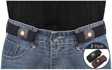 XZQTIVE No Buckle Invisible Elastic Stretch Belt for Men/Women Fits waist 24-50in Father Day Gift
