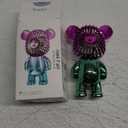 Mini USB Rechargeable Handheld Fan, Portable Cute Bear Design for Kids, Girls, Women, Home, Travel, Outdoor, Makeup Use, Purple and Blue Gradient