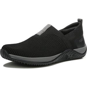 Ryka Women's Echo Knit Loafer (6 Wide, Black/Dark Grey)