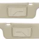 Car Sun Visor for ToyotaCorolla 2001 to 2007 Ninth Generation, Left Driver and Right Passenger Side, Gray Replaces