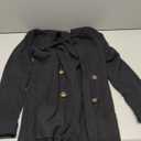 CiCiBird Women's Fall Long Cardigan Sweater Open Front Knit Coats Dressy Casual Jacket Coatigan with Pockets (Large, Black)