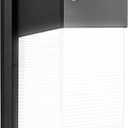 JJC LED Wall Pack Light with Photocell,28W(150-250W Replacement),3000LM 5000K-Daylight Dusk to Dawn LED Outdoor Lighting,100-277V Outdoor Security Lights