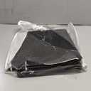 Majestic Giftware PVC Faux Leather Fabric 3 Yard (G18-54X108) | Black Rippling Synthetic Vinyl Faux Leather Sheets by The Yard for DIY Crafts, Upholstery | Waterproof & Easy to Clean (Black-g18-54x108)