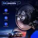 ECCPP Wheel Hub and Bearing Assembly Rear 512450 fit for Honda Civic 2013-2015 5 Lugs Wheel Bearing Hubs with ABS 2pcs