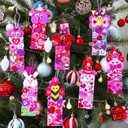 Winlyn 32 Sets Valentine's Day Decorations DIY Heart Animal Bookmarks Valentine Craft Kits Blank Foam Bookmarks with Hearts Stickers for Kids Classroom Activities Reading Party Favors Gift Exchange