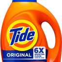 Tide Laundry Detergent Liquid, Original Scent, 80 Loads, 100 FL OZ, Works on 100% of Common Stains, Laundry Soap, Liquid Laundry Detergent