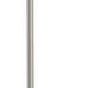 Gatco 1431SN, Modern Rectangle Base Freestanding Toilet Paper Holder, 22.25, Satin Nickel/Free Standing Toilet Tissue Holder Stand with Weighted Base