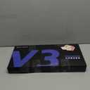 V3 Wireless Keyboard and Mouse with Single Backlit, Metal Panel, Bluetooth/2.4G Rechargeable Computer Keyboard and Mouse Combo Silent Lighted Full Size Cute Keyboards-Pink