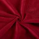 EVOLIVE Euro Sham Cover Soft Micromink Faux Velvet Pillowcase, Faux Fur Texture, Decorative Square Cushion Cover with Hidden Zipper Closure (26"x26" Euro Sham, Wine)