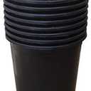 Nursery Pot 1 Gallon 1 Gal 2 Gal 3 Gal 5 Gal 7 Gal 10 Gal 15 Gal Nursery Container Injection Molded Pot Fit for Plants Soil Growers or Hydroponics (10,5 Gallon)