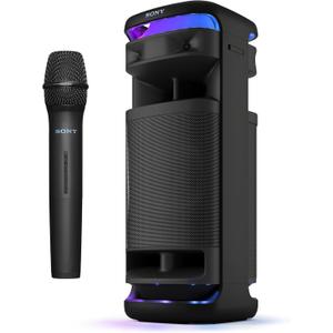 Sony ULT Tower 10 Bluetooth Karaoke Party Speaker with Powerful Bass, 360 Sound and Party Lights, Included Wireless Microphone