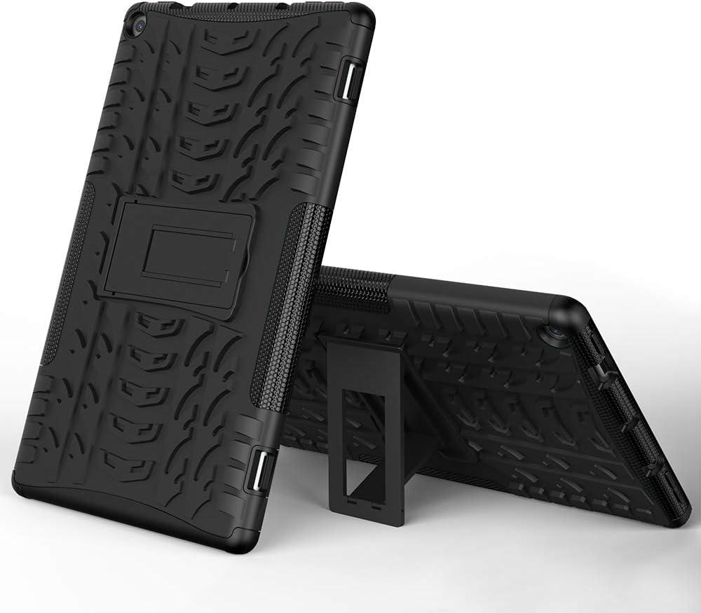 ROISKIN Kickstand Case 2-Layer Heavy Duty Shockproof Kids Cover for 2019/2017 Release Tablet 10 & 10 Plus Case 9th/7th Generation Without Screen Protector, Not for 10 inch iPad TCL Samsung