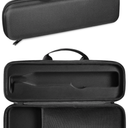 Eguoocx Hard Travel Case Storage Bag for Hair Straightener Hairdryer Portable Protective Case (Black, Large)