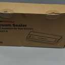 Bonsenkitchen Vacuum Sealer, Multi-Functional Food Sealer with 1 Roll Bag+ 5 Bags, Bag Storage | Built-in Cutter, Black Red