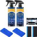 2Pcs Updated Quick Effect Coating Agent for Car,Car Coating Spray Quick-Acting Coating Agent Spray, Car Coating Oil Film Emulsion Glass Cleaner