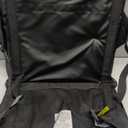 The Folding Outdoor seat of Portable Stadium seat with backrest and Cushion is an Ideal Choice for Sports Events Hiking Fishing Traveling and Camping. (Black)