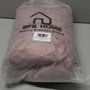 BFS HOME Linen Duvet Cover King Size - Soft Breathable Cotton Linen Blend, 3-Pieces Bedding Set with 2 Pillowcases, Stonewashed Texture, Burgundy, All-Season Comfort