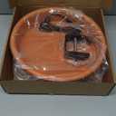 Deck Mounted Heated Bird Bath for Outdoors for Winter, 75W Heated Bird Baths with Detachable Power Cord,Thermostatic Control Available All Seasons for Garden Yard Patio LawnTerracotta