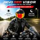 Motorcycle Helmets,Dual Visor Flip up Modular Full Face Helmet(M)