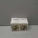 2 x Grey Wood Grain Wallpaper Border Removable PVC Waterproof Peel and Stick Wallpaper,Bathroom Mirror Frame Border Sticker Wall Decor 3.93 inches x 32.8 feet