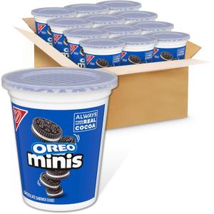 OREO Minis Chocolate Sandwich Cookies, 12-3.5 oz Snack Cups (BBD: 14 Nov 2026)