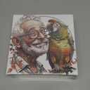 PICKFORU Parrot Whisper Puzzles for Adults, Nature Animal Love Jigsaw Puzzles 1000 Pieces, Hard Challenging Art Cute Bird Theme Puzzle