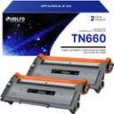 TN660 TN-660 Toner Cartridge - Replacement for Brother TN660 TN630 TN-630 TN-660 Use for HL-L2300D HL-L2380DW HL-L2320D DCP-L2540DW HL-L2340DW HL-L2360DW HL-L2305W Printer(2 Black)
