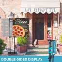 Poster Stand Heavy Duty - Adjustable Poster Stands for Display Foam Board, Double Sided Pedestal Floor Standing Sign Holder Height Up to 80 Inch, 1 Pack
