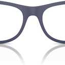 Ray-Ban Rx7307m Scuderia Ferrari Collection Square Prescription Eyewear Frames (Matte Blue/Demo Lens)