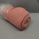 Yoofoss Muslin Blanket 100% Organic Cotton Large Twin Size 60" x 80" for Bed Couch Summer Gauze Blanket for Adults Lightweight and Breathable Bean Paste