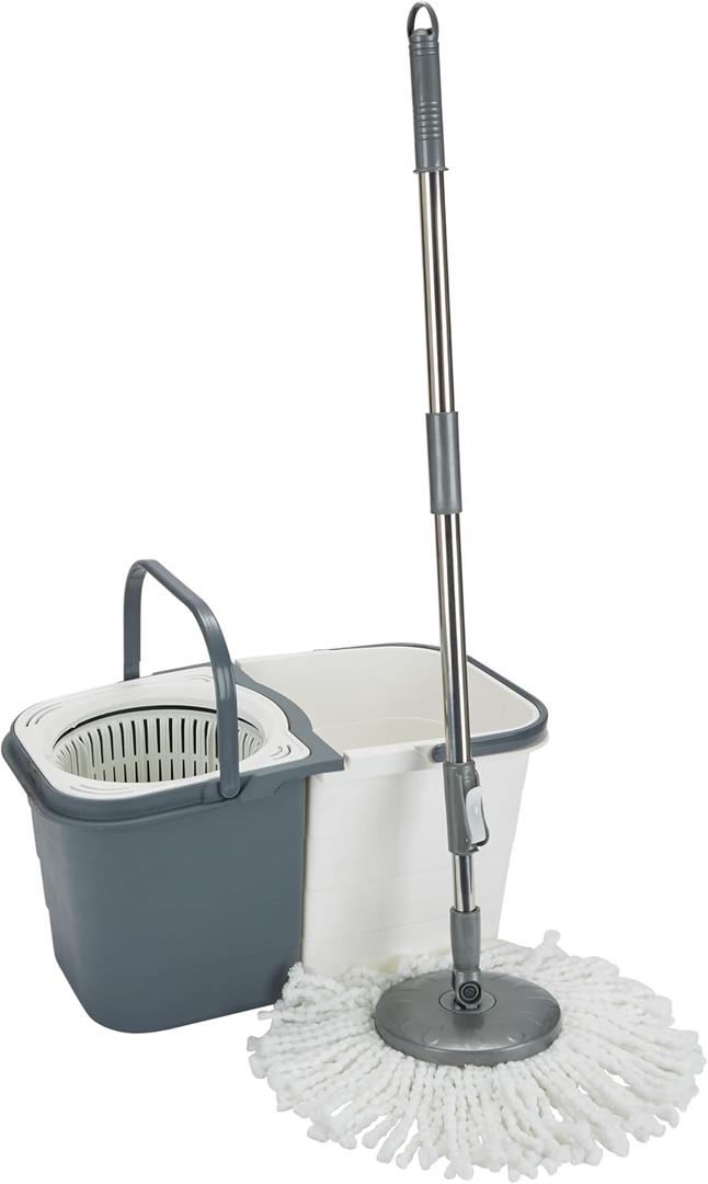 Kitchen Details 360 Deluxe Self-Wringing Mop with Detachable Bucket