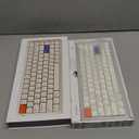 MelGeek O2 Wireless Mechanical Quiet Keyboard for Work, 75% Compact Office Keyboard, Low Profile, with Hot-Swappable and Pre-lubed Linear Switches,Bluetooth/2.4 GHz/USB-C for Mac Windows Linux