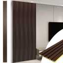 Art3d WPC Slat Wall Panels, 8-Pack 108 x 6 Inch 3D Wall Accents for Interior Wall Decor, Living Room, Bedroom,Walnut