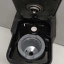 Mini Hot and Iced Coffee Maker Single Serve, for K Cup and Ground, 6 to 14 Oz Brew Sizes, with Recipe Book, for Home, Travel, RV, Office and Dorm, Classic Black (2.0 Version)