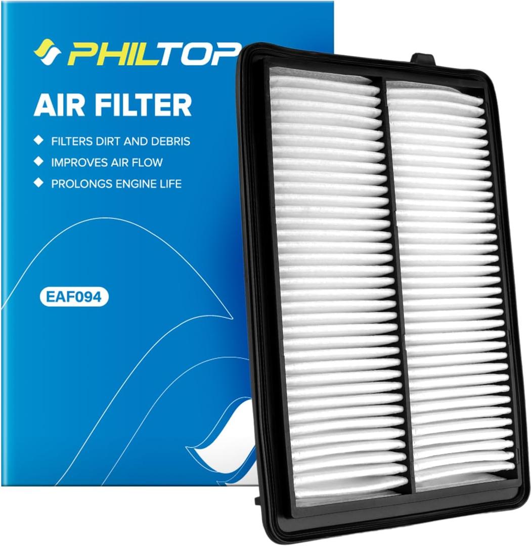 PHILTOP Engine Air Filter CA11413 Replacement for Acura RDX 2013 2014 2015 2016 2017 2018, Rigid Panel
