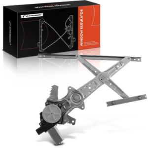 A-Premium Rear Driver Side Power Window Regulator with Motor (2-Pin)
