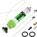 SWANLAKE 200cc Fluid Extractor & Fill Pump, Automotive Fluid Pump Extractor, Oil Change Pumps with 23'' Long Hose, 2PCS 12'' Extension Tubes, Suction Pumps for Lawn Mowers Cars