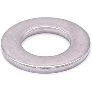 1.5" Stainless Steel Flat Washer (1.625" ID, 3" OD), 304 Stainless Steel 18-8, Bright Finish, Pack of 6
