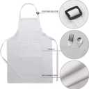 6 Pack Adjustable Kids Apron and Chef Hat for Cooking Baking Painting Art, Kids Apron for Girl Boy with 2 Pockets (Medium, Multi)