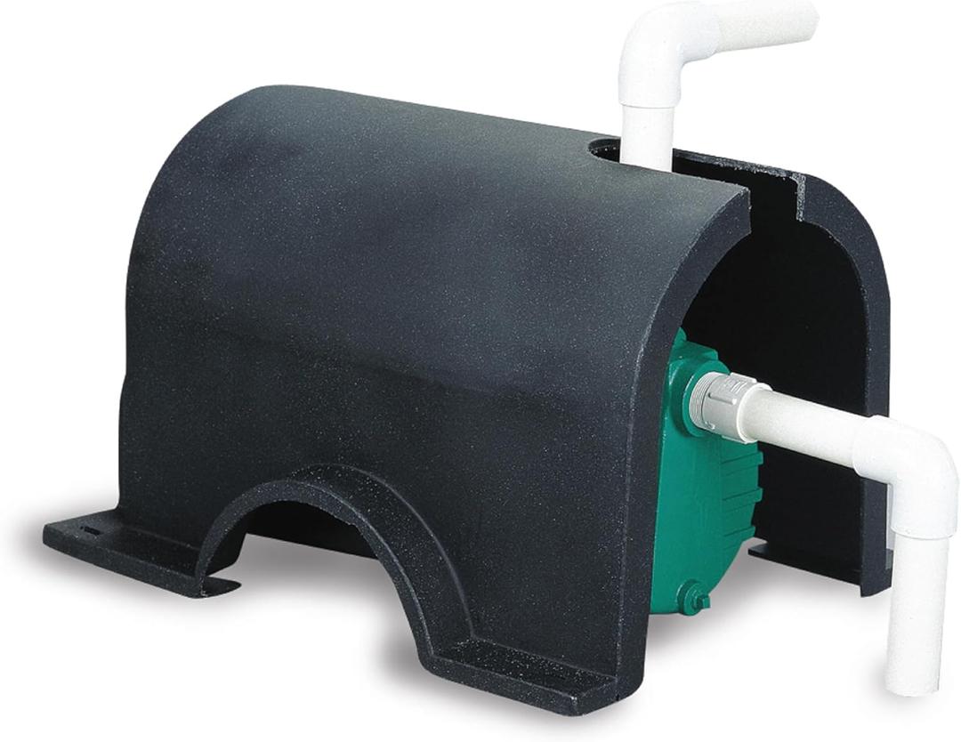 PumpHaus Above-Ground Water Well Pump Cover, UV-Resistant Pump Covers Protect Most Above-Ground Pump Motors from Rusting Including Pool Pump