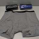 Reusable Incontinence Underwear for Men, Washable Boxer Briefs Protection, Leak Proof Adult Male Diapers for Urinary Absorbency (Mix 3pcs, 5XL)