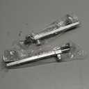 Window Hinges, Casement Window Stays, Casement Window Stopper, Casement Window Brace, Casement Window Lock, Angled Fixed Base, Sprayed Silver Style, 02 Model, 6 Fixed Slots, 1 Pair