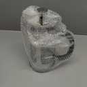 BAYKA 34oz French Press Cold Brew Coffee Maker, Heat and Cold Resistant Thickened Borosilicate Glass Stainless Steel Coffee Press, Iced Coffee Pot Tea Pitcher for Kitchen Travel Camping,1 Liter,Silver