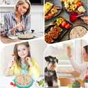 Upgraded Chicken Shredder Tool Twist for Chicken Shredder with Removable Plate, Professional Visible Meat Shredder Machine,Transparent Cover, Ergonomic Handle, Anti-Slip Chicken Grinder