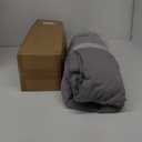 HYLEORY Cooling Comforter Queen Size - Summer Cooling Blanket for Hot Sleepers/Night Sweats, Double-Sided Cold Touch Silky Ice Comforters, Breathable Lightweight Beddings, Cool Gray, 90"x90"