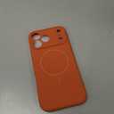 Miracase Magnetic for iPhone 17 Pro Max Case, Compatible with MagSafe, Integrated Silicone Camera Control Cover, 3.0mm Thicken Shockproof Drop Protection Phone Case for 17 ProMax, Orange
